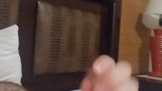 Playing with myself in hotel room