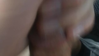 Stroking My Cock at Work