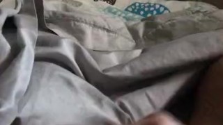 Stroking my low and tight cock till I cum