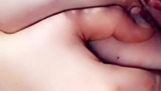 Fat Girl Licking Her Own Nipples 