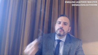 Suited Businessman and cigar humiliation preview