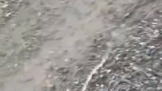 I had to pee bad! Pulled over and let it go on the side of the road. 