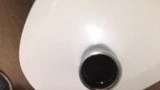 Fresh Out of Cream & Sugar for my Coffee at work. Improvised with a Cumshot