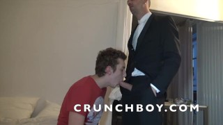 innocent twink fucked bareback by TIM COSLA for casting porn shoot