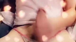 Blonde Sissy Girl Trap In Sexy Lingerie Fucking Anal Big Dildo