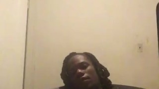 Big dick Detroit rapper stroking 