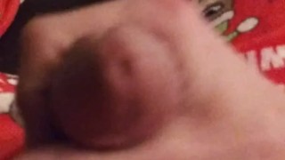 Just a quick cum on the couch in my pajamas (POV J/O)