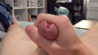 Massaging My Dick Till Orgasm With Hot Nut