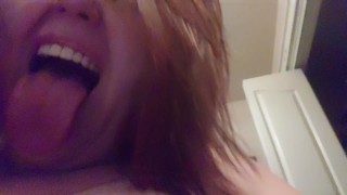 Teasing with my big titties