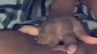 Getting my fat pierced kitty played with