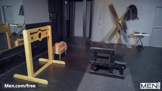 Mencom - Leather stepdad fucks young twink ass -Tristan Jaxx, Jack Hunter