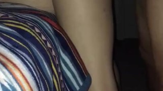 Hand job to teasing and pounding her wet pussy