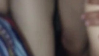 Teasing and getting her pregnant pussy wet