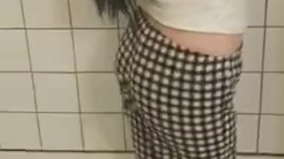 Sexy chubby teen just having fun in the shower