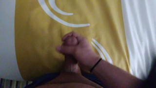 Cumshot in the hotel