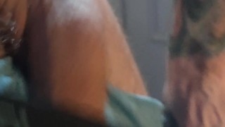 Cock popping out
