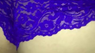 Thick Ass In Purple Makes Me Cum!