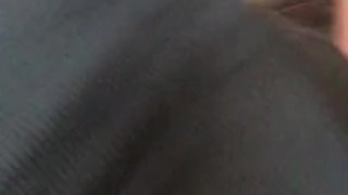 Big cock and bound balls cover black tee with huge cumshot