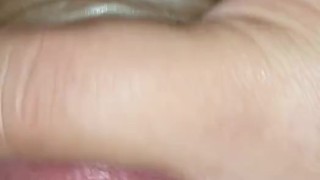 THICK COCK FUCKING A TIGHT BURNETT PUSSY TOY