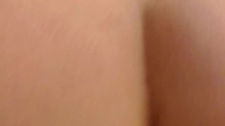 Upskirt hotwife lets me cum on her ass after a night out with no panties