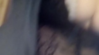 Big girl touching herself
