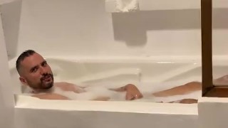 Spying on English Leather Master in the bath caught redhanded JOI preview
