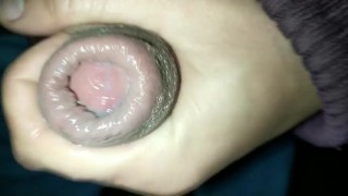 Cum after cum till no more cum leaks out - 4 orgasms - emptied balls