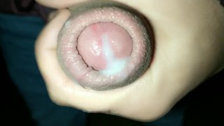 Cum after cum till no more cum leaks out - 4 orgasms - emptied balls