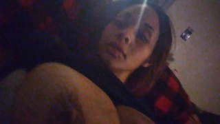 When my big tits sneak out of my bra