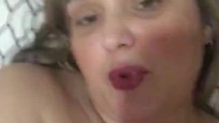 Hot MILF masturbating hard-core with butt plug 