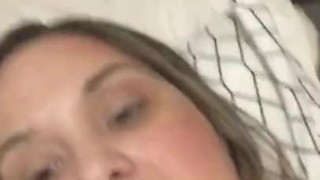 Hot MILF masturbating hard-core with butt plug 