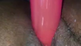 Playing with my squirting, creamy pussy!!