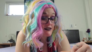 Raw impression of a dick by Ganjagoddess69: No editing! Amateur big tits