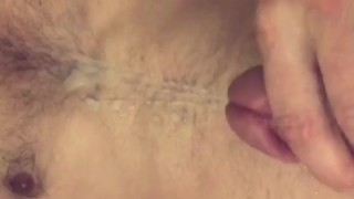 Video of me jacking off and cum on myself I made for my girlfriend 