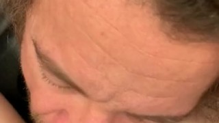 Brad Newman eats your pussy while you wait on hold on the phone