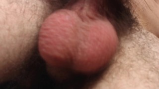 CUM TWICE! EXTREME LOAD! HAIRY UNCUT COCK!