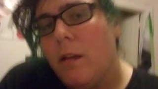 Trashy Transgender Goth Smoking Fetish ~Adorable~