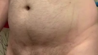 Getting a chub during morning pee