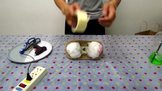 I make my own pussy toy. By Coasters for drinking