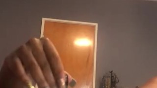Ebony Using Toy