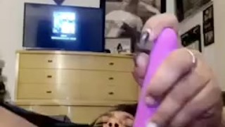BBW fucks herself silky