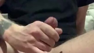 Mate wanking outside again
