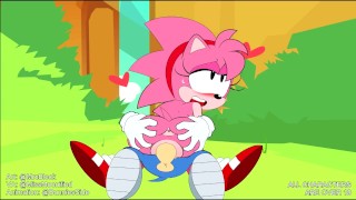 Amy Rose Fucks Sonic - Sonic Hentai