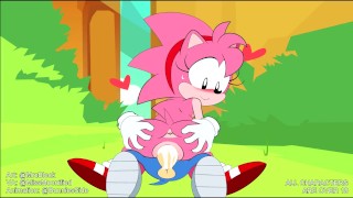 Amy Rose Fucks Sonic - Sonic Hentai
