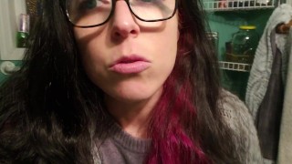 "Please Stroke Your Cock To Me Baby" Shower Drain Piss