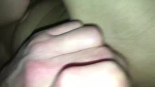  swallowing my cum with her stepsister’s permission