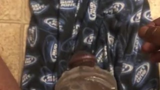 Edging with stroker trying not to cum