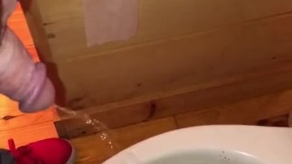 Pissing after a nut 