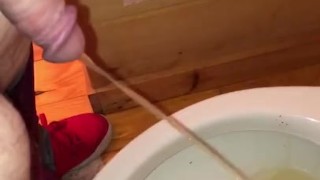 Pissing after a nut 