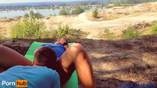 OMG STRANGER STOPPED ME DURING A MORNUNG RUN TO CUM IN PANTIES